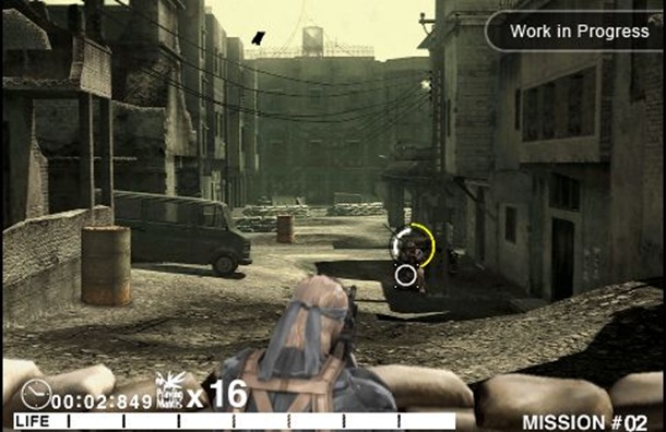 Screenshot de Metal Gear Solid Touch