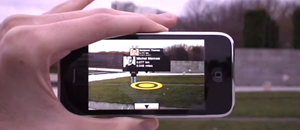 Géolocalisation Twitter en réalité augmentée pour iPhone 3Gs