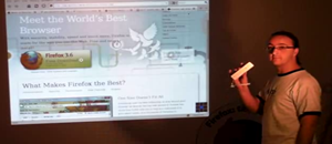Naviguer dans Firefox à l’aide d’une Nintendo WiiMote