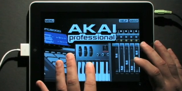 ipad akai pro synthstation