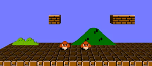 Petite traversée du 1er niveau de Super Mario Bros. en 3D