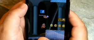 Une partie de Super Mario Bros en fond d’écran pour Android