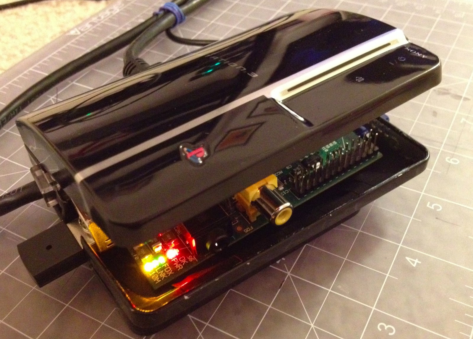 MicroPS3 RaspBerry Pi CaseMod