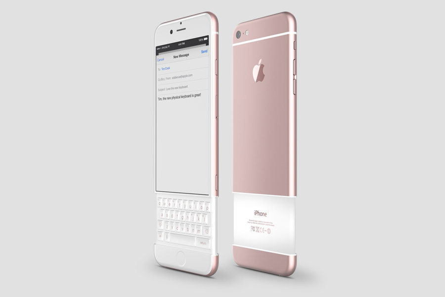 iPhone 7: Un superbe concept doté d'un clavier coulissant