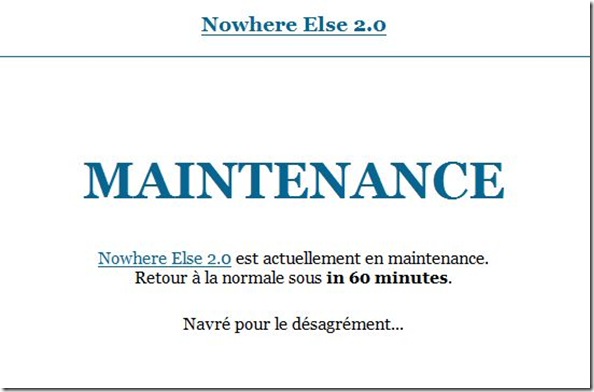 maintenance