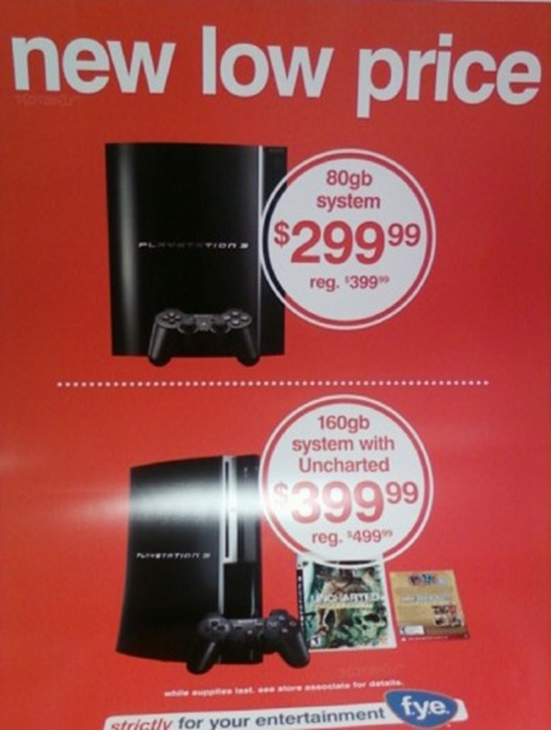 PS3 SLIM CONFIRMÉE / BAISSE TARIFS PS3 80GO ET 160GO!!!