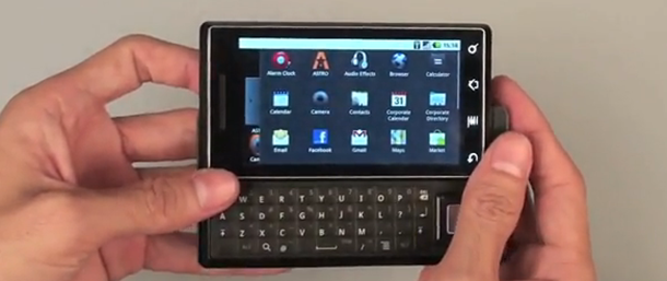 demo motorola droid 2.0