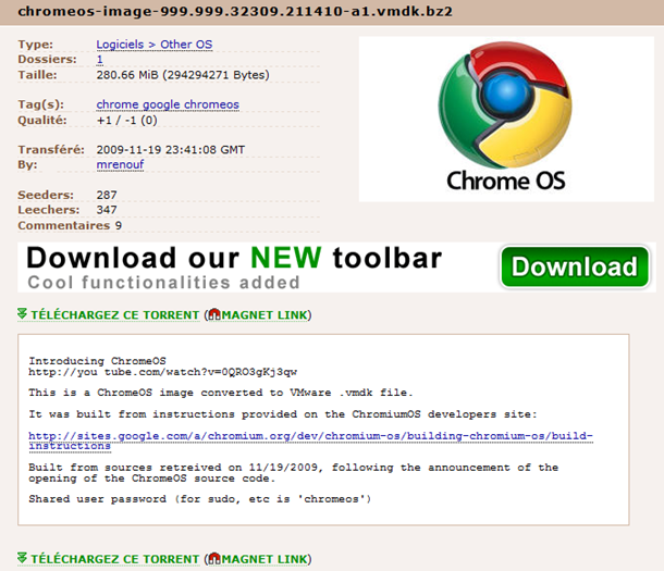 chrome os torrent