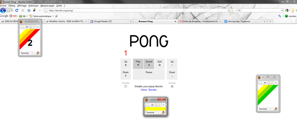 browser pong