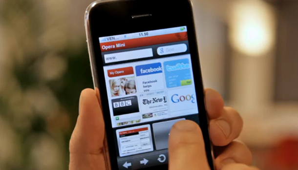 opera mini 5 iphone demo