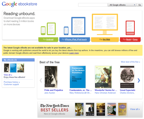 google-ebook-store