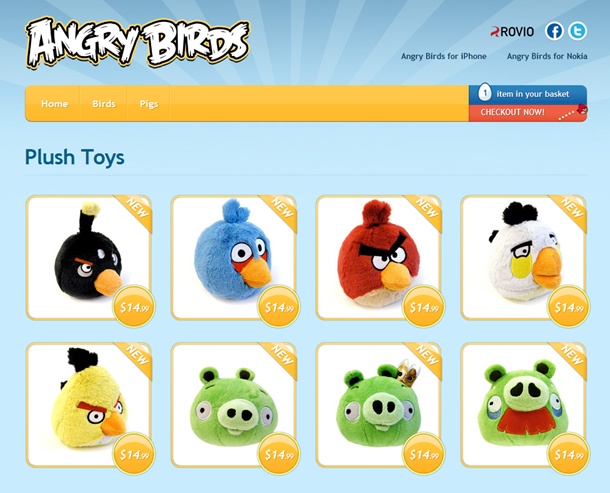 peluches angry birds