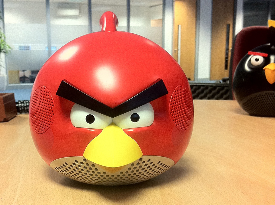 Photo de Enceintes « Angry Birds » pour écouter votre musique en mode énervé