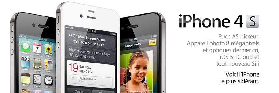 Photo de Apple dévoile l’iPhone 4s