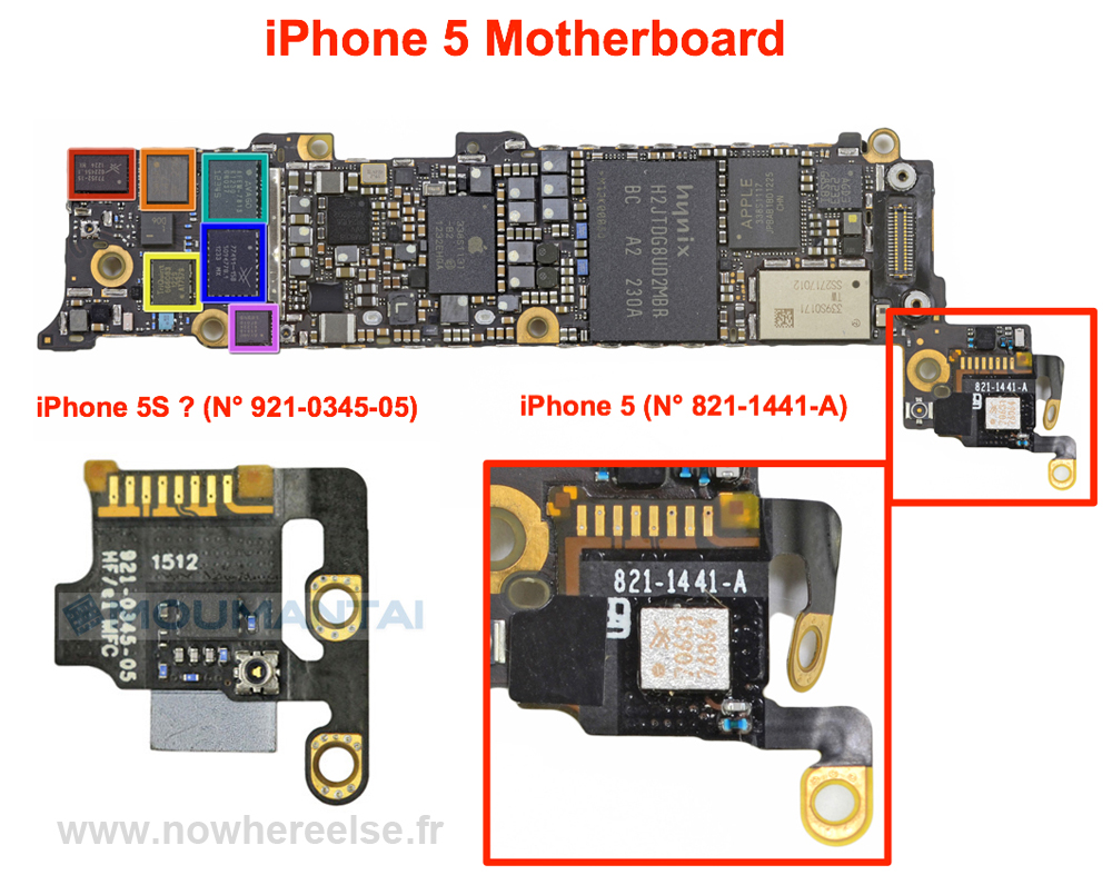 iPhone 5S : Un nouveau composant fait son apparition