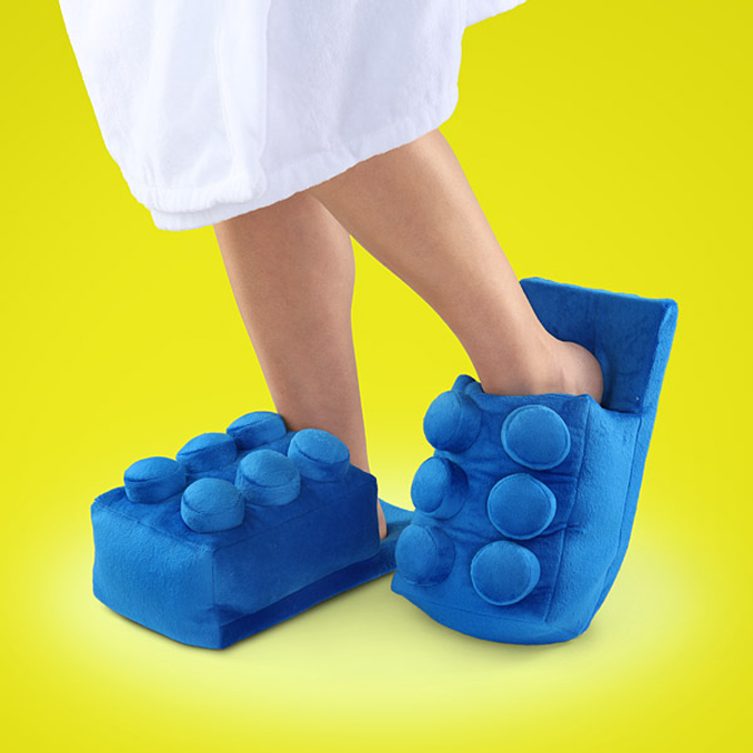 Pantoufles-Lego-Bleues