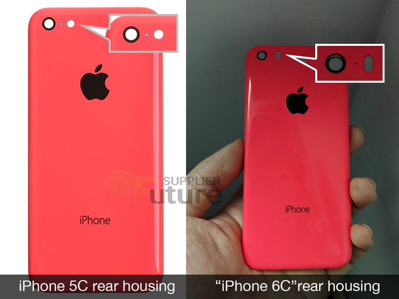 Na ľavo súčasný iPhone 5C a na pravo údajný iPhone 6C! - svetapple.sk