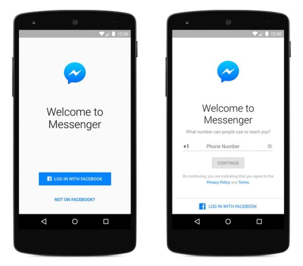 compte facebook messenger