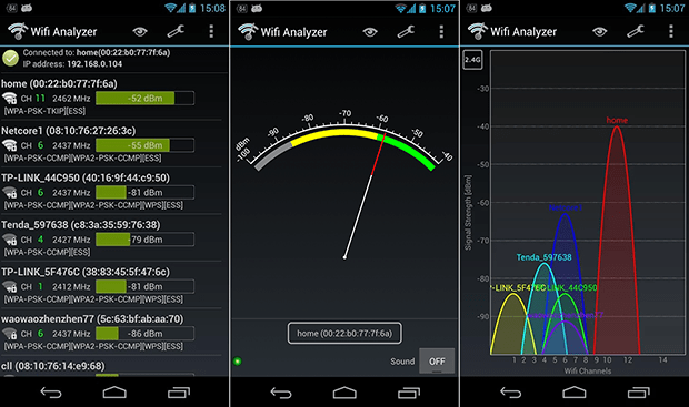 top appli android pour tester votre WIFI