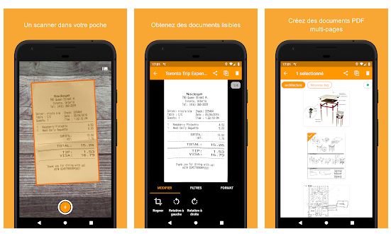 Genius Scan l'application Android utile pour tout scanner