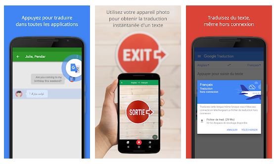 Google traduction la meilleure application Android utile pour traduire