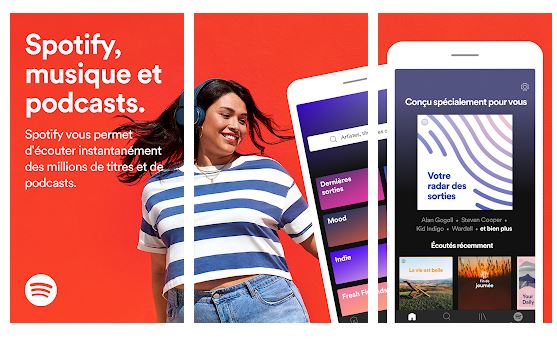 Spotify, l'application de Musique utile pour Android