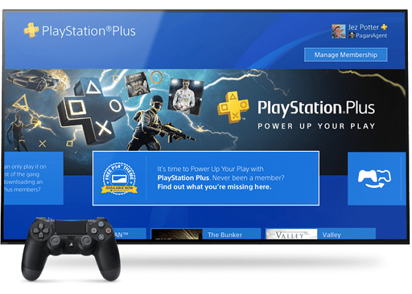 ps plus jeux en ligne PS4