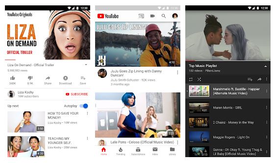 Youtube, l'application utile pour mater des vidéos sur Android