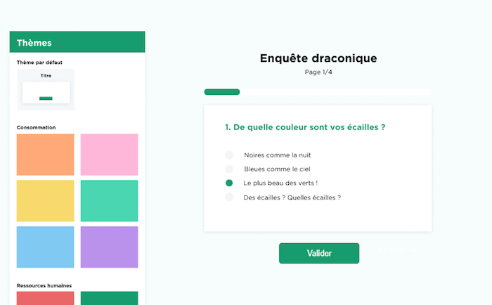 Avis sur Drag'n Survey.