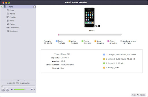 Xilisoft iPhone Transfer