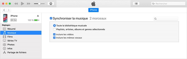 Comment mettre de la musique sur iPhone avec iTunes ?