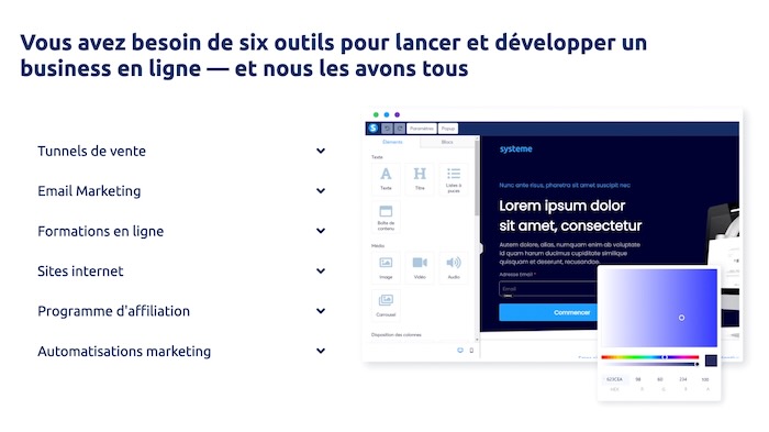 notre avis sur systeme.io