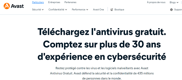 Avast Antivirus gratuit