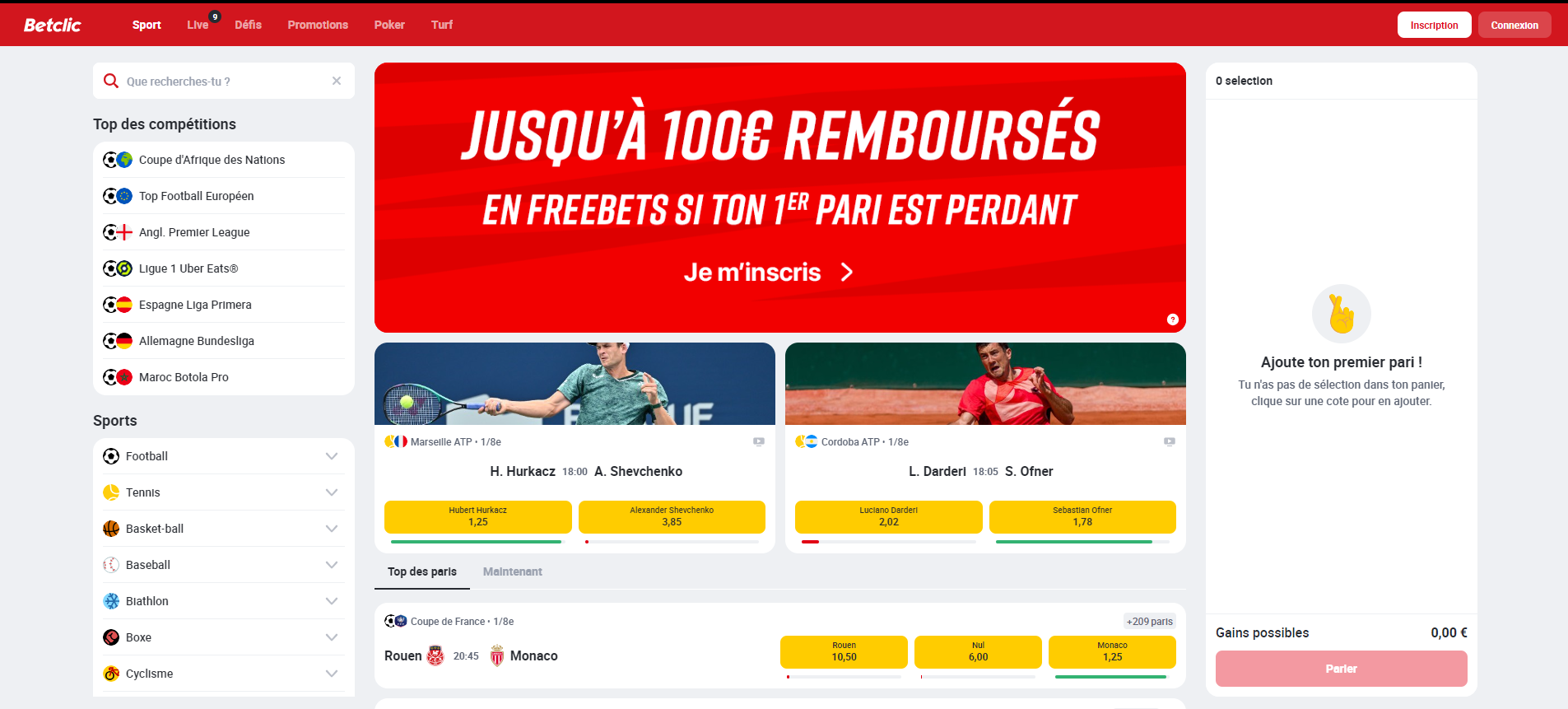 betclic paris sportif