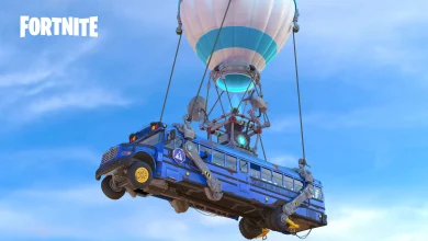 Photo de Vidéo : Un bus Fortnite se fait démolir par un énorme camion